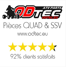 Pièces pour quad et ssv, boutique de vente en ligne pièces  détachées.. La boutique en ligne, Odtec,pièces quad racing, Yamaha, Polaris, Can Am, Suzuki, Honda, Kawasaki, Kymco, pièces quad Drag`on, Drag`on distribution, Parts Europe, Bihr. Vente et livraison rapide de pièces quad et accessoires quad cross de compétition aux meilleurs prix, pneus, jantes, moteurs quad, KAWASAKI KFX 450, KFX 400, KFX 700, SUZUKI LTR 450, LTZ 400, YAMAHA Raptor 250, Raptor 350, Raptor 700, YFZ 450, YFZ450 R, GRIZZLY, KODIAK, HONDA TRX450, TRX700, CAN AM Renegade, Outlander, POLARIS OUTLAW, SPORTSMAN, RANGER, SCRAMBLER, RZR, KTM XC, SX 450/505/525 .