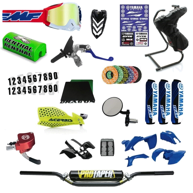 Kit déco Yamaha YFM 700 Raptor - Anniversaire Bleu