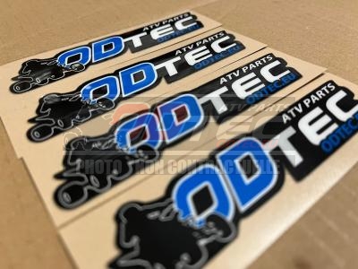 AUTOCOLLANT ODTEC RACING BLEU