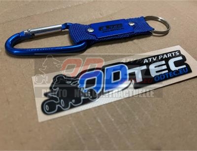 PORTE CLEF ODTEC ATV PARTS Bullet & 1 Stickers