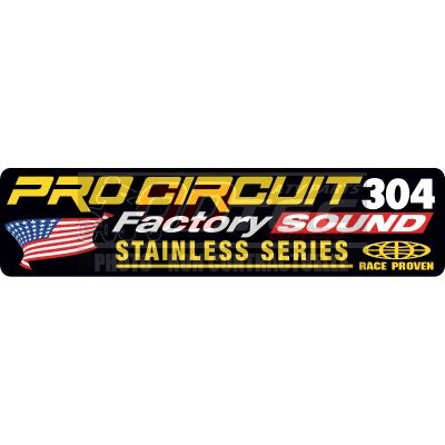 PRO CIRCUIT DECAL LOGO STICKER R-304 FACTORY