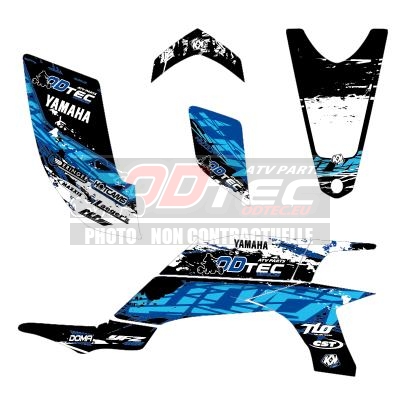 Kit déco ODTEC Racing YFZ450 Bleu