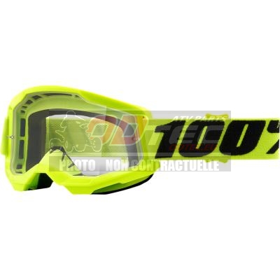 MASQUE 100% STRATA 2 JAUNE FLUO