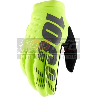 Gants 100% BRISKER CW FLUO