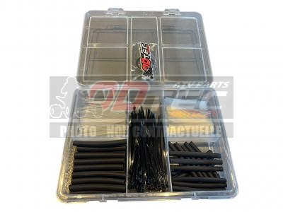 black & transparent Heatshrink Tubing kit