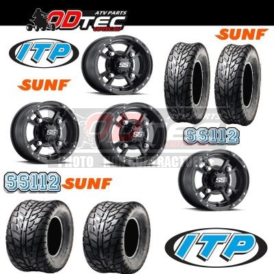 Pack Alu SS112 BLACK SERIES + Pneus Drift YAMAHA