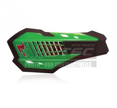 RACETECH HP2 Hanguards KFX Green