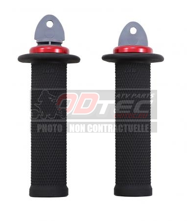 POIGNEES ODI LOCK-ON ROUGE V2.1, 125 MM