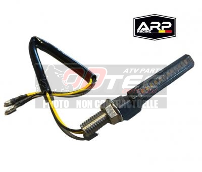 Clignotants ARP Led plastique ABS noir séquentiel E9