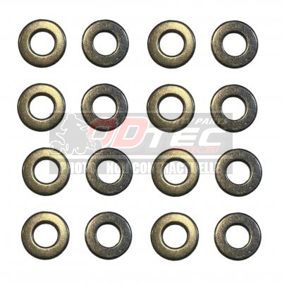 16 Rondelles noir pour M10x1.25