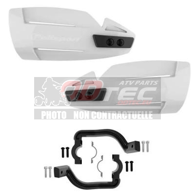 Protèges mains MX HAMMER BLANC