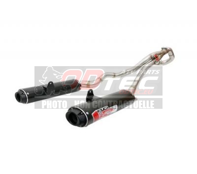 LIGNE BIGGUN EVO R DOUBLE YAMAHA 700R 15-23 BLACK