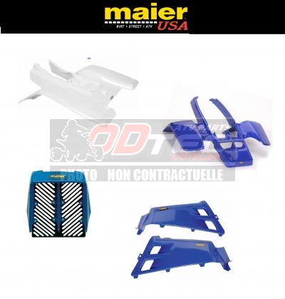 KIT CARENAGE BLEU/BLANC COMPLET MAIER USA YAMAHA BANSHEE 350