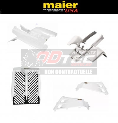 KIT CARENAGE BLANC COMPLET MAIER USA YAMAHA BANSHEE 350