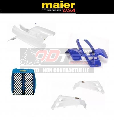 KIT CARENAGE BLEU/BLANC COMPLET MAIER USA YAMAHA BANSHEE 350