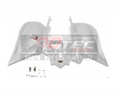 COQUE ARRIERE RAPTOR 700 CARBONE LOOK BLANC