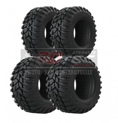 PACK PNEUS ITP DURACITY 25x8-12 / 25x10-12