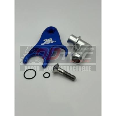 Support Anti-Parasite et Durite Reniflard BLEU