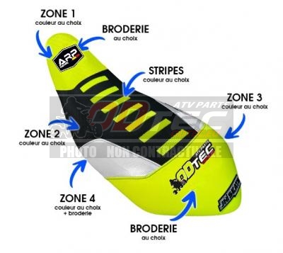 Housse de selle 100% perso RAPTOR 700