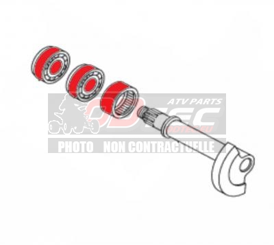 Kit roulements balancier YFZ450R
