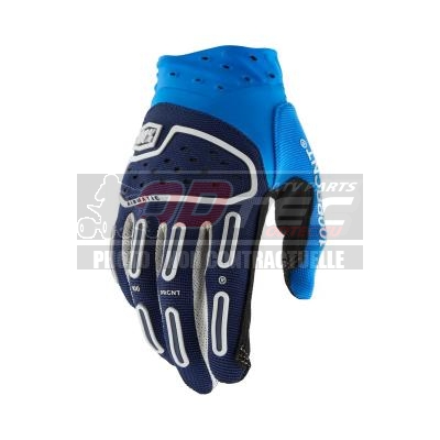 Gants 100% AIRMATIC BLUE