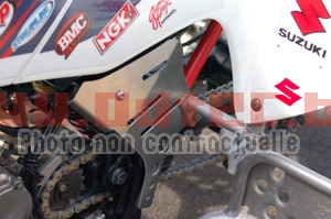 Protection de cadre alu LTZ-400 & Kawasaki KFX-400