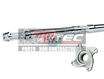 Arbre de roue Suzuki LT-Z400 + Porte COURONNE