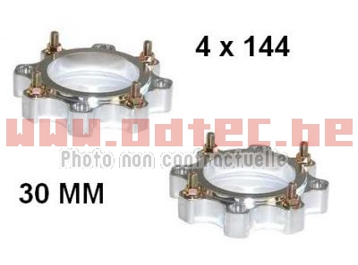 PACK d'Elargisseurs de voies en 4*144 => 30 mm