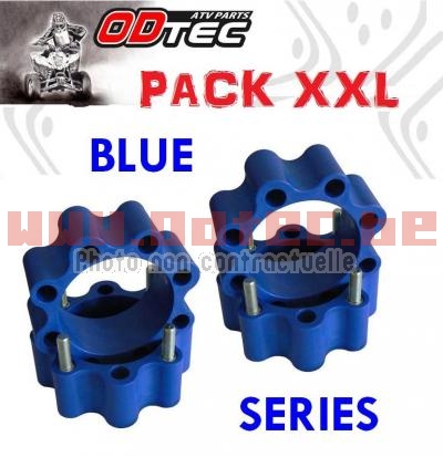 PACK d'Elargisseurs de voies pour quads sportifs bleu