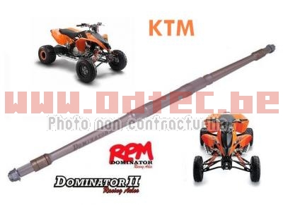 Axe de roue arriere RPM dominator 2 KTM