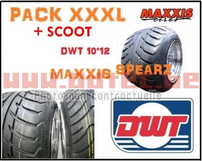 Pack ALU EXTRA LARGE X-XXL DWT RED LABEL SCOOT KTM/YAMAHA