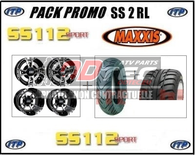 Pack scoot ITP SS 112  YAMAHA 130/70-10 + 225/40-10 (YAMAHA)