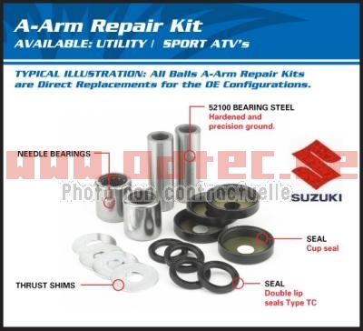 Kit de remise en ordre pour triangle inférieur Suzuki