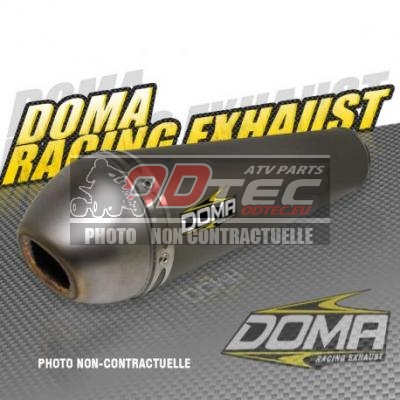 Doma silencieux Whisper pour collecteur d'origine Kawasaki KFX450 R