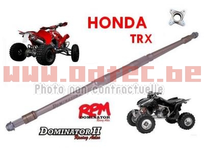Axe de roue arriere RPM dominator 2  HONDA TRX450R