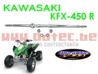 Axe arriere Durablue pour Kawasaki KFX-450