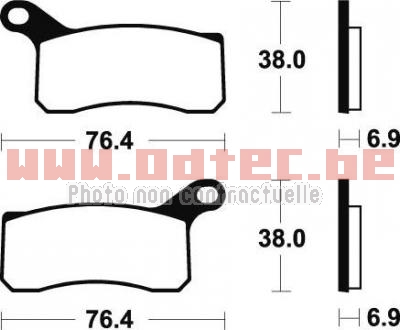 Plaquettes de frein avant racing KTM