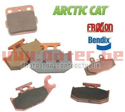 Plaquettes de frein arrière Artic Cat