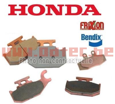 Plaquettes de frein arrière Honda