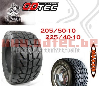 PACK PNEUX Maxxis RL C-9272 + C-9273 > 205/50-10 + 225-40-10