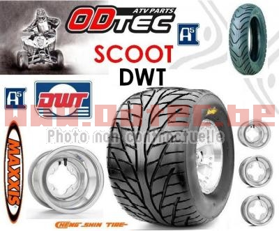 Pack DWT scoot  STRYDER wide + DWT A5 130/70-10 + 255/40-10
