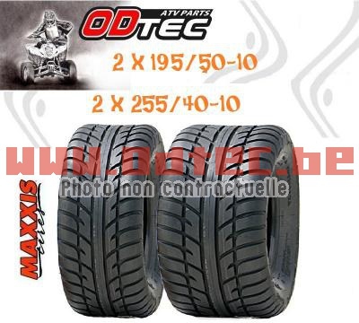 Pack Maxxis Spearz > 195/50-10 + 255/40-10 'N'