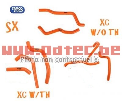 Kit durites en silicone KTM SX & XC 08/12