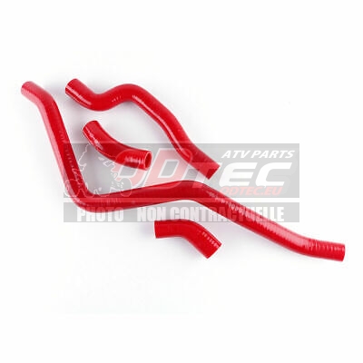 Kit durites en silicone rouge pour Yamaha Raptor 660