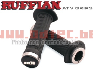 Revêtements ODI Ruffian Quad Lock-On noir/argent