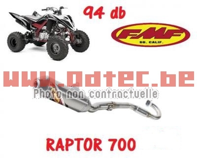 FMF FACTORY 4.1™ SYSTEM COMPLET TITANE YAMAHA RAPTOR 700 APRES 2015/2020...