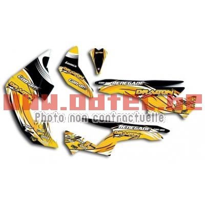 Dragon deco RENEGADE 500/800 JAUNE