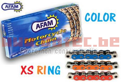 Chaine De Transmission Afam 520 A520 XRR-B DE COULEURS 120 Maillons