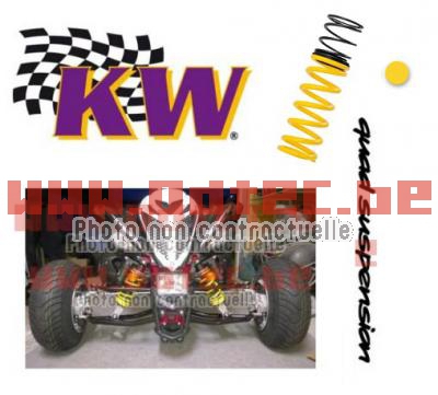 Kit ressorts K&W suspension pour quads sportif avec 3 amortisseurs...