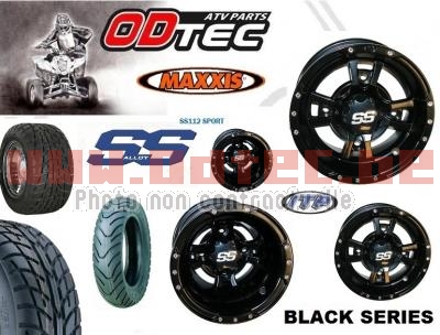 Pack Alu SS112 BLACK SERIES SP 130/70-10 + 225/40-10 YAMAHA